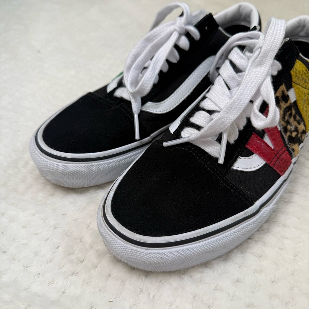Vans Old Skool multi shoes W8.5 M7 like new - Picture 12 of 15